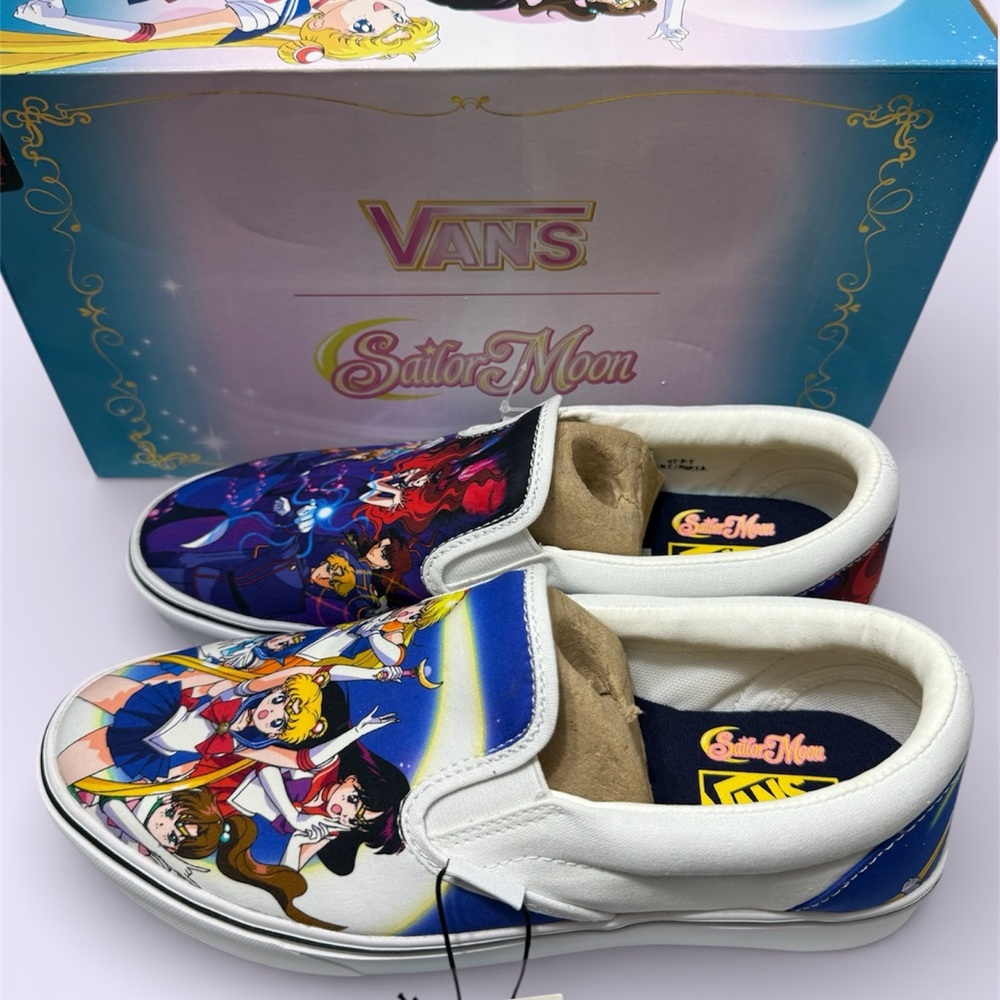 Vans Sailor Moon Women Shoes - Blue and White